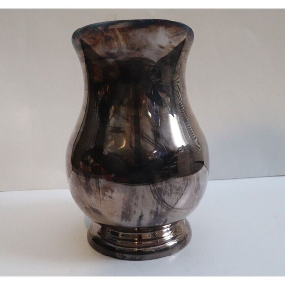 Vintage FB Rogers Acanthus Silver Plate Water Pitcher w/ Ice Guard Pedestal Base - Picture 2 of 6